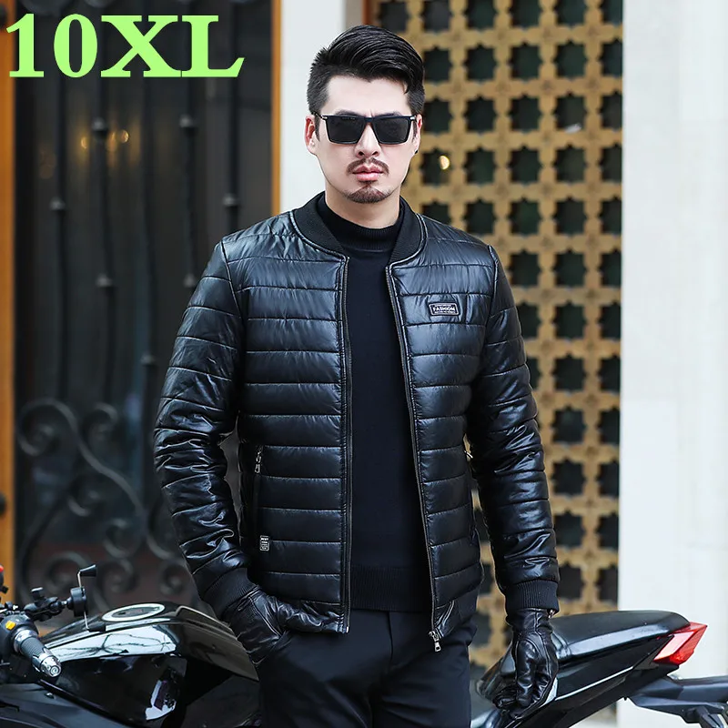 Мужская зимняя куртка размера плюс 10XL 9XL 8XL толстая теплая высококачественная