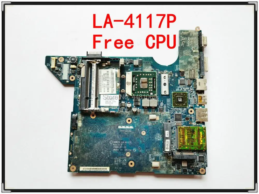 LA-4117P для HP DV4 DV4-2000 Материнская плата ноутбука 575575-001 598091-001 аккумулятор большой