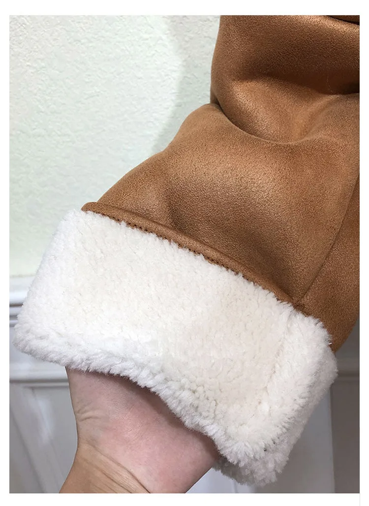 

2020 Winter New Thick Faux Fur All-in-one Fur Coat Women