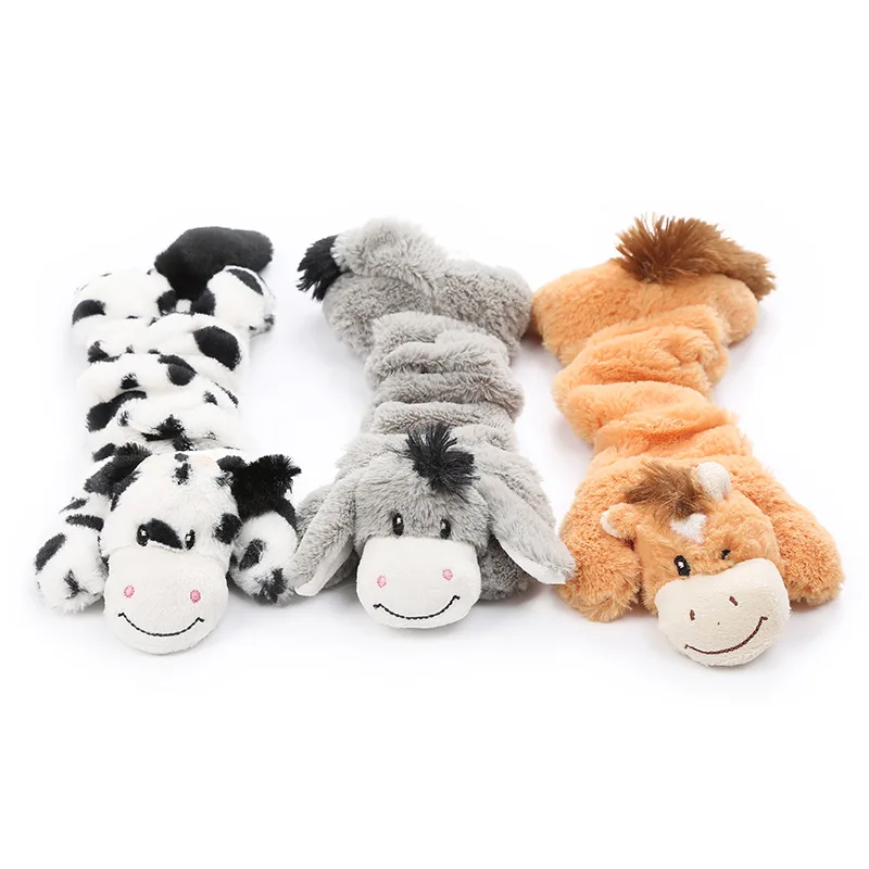

for Dog Fleece Toy Dog Plush Voice ToyTelescopic Goods for Dogs Accessories Stuffed Toys for Puppies Steps for Dogs Accessoires