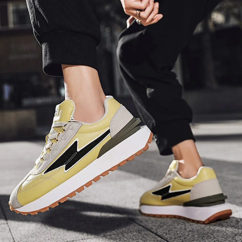 

Spring 2021 New Mens Golf Shoes Anti-Slippery Golf Sneakers for Men Leather Gym Shoes Man Outdoor Good Quality Golf Trainers Men