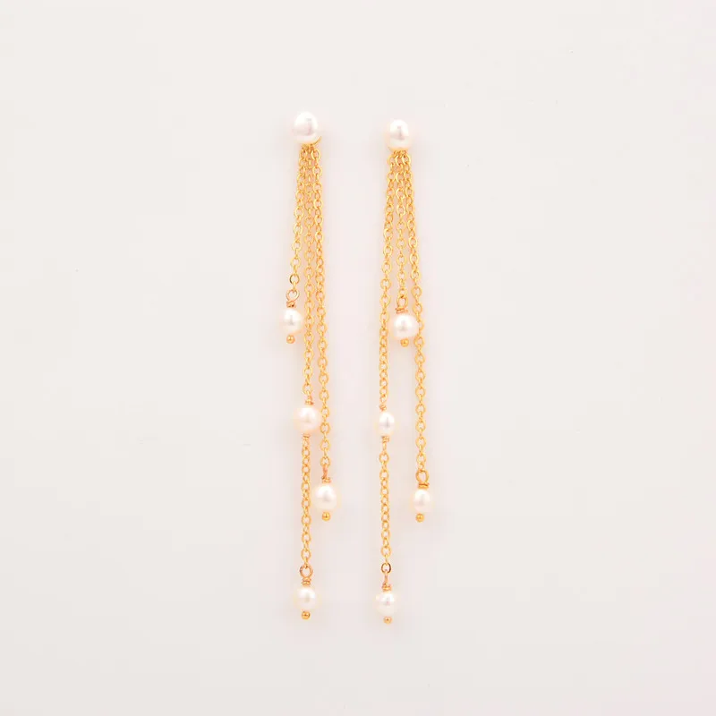 

Sl Oksana 14k Gold Chains Simplicity Sets Natural Trendy Fine Pendant Necklace Fashion Pearl Jewelry For Women Accessories Gift