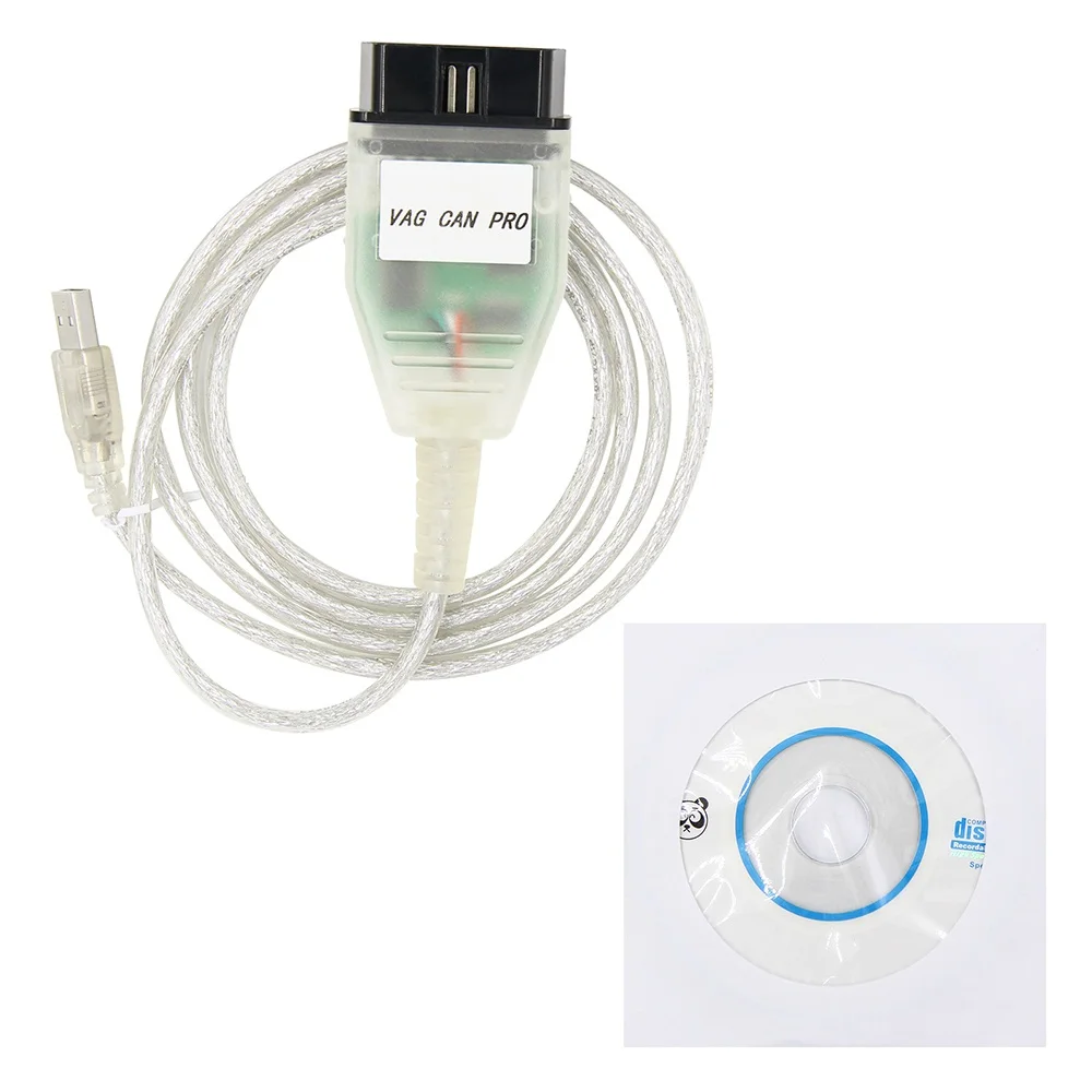 10-PCS/лот VAG CAN PRO V5.5.1 с ключ FTDI FT245RL для A-UDI Шкода сиденье подключению Can-шины UDS к