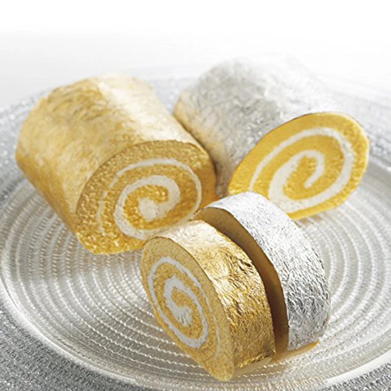 22 K листочек из съедобного золота листы для украшения торта золочение десерты