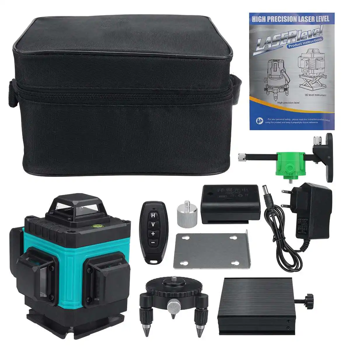 

8/12/16 Lines 4D Laser Level Level Self-Leveling 360 Horizontal And Vertical Cross Super Powerful Green Laser Level APP Cotrol