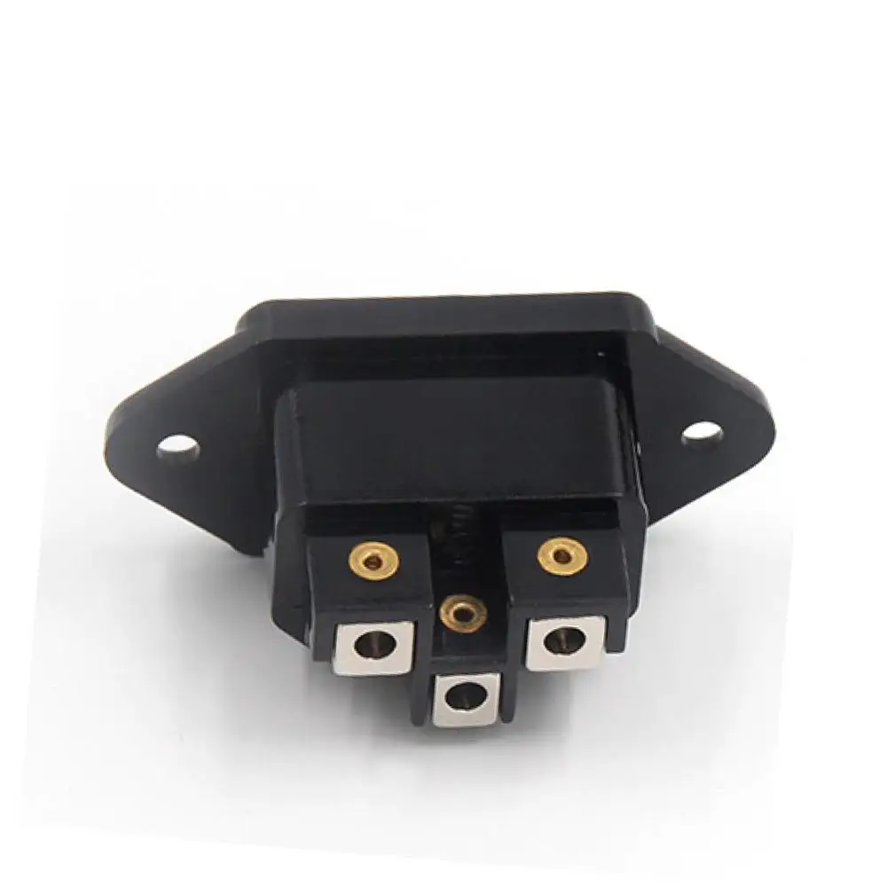 250VAC 3 Pin iec320 C14 Входной разъем питания с красной лампой кулисный переключатель 10A