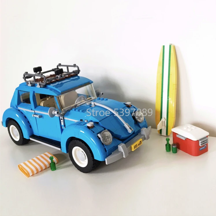 Строительные блоки 21003 в наличии совместимые с Legoinglys CREATOR 10252 Volkswagen Beetle