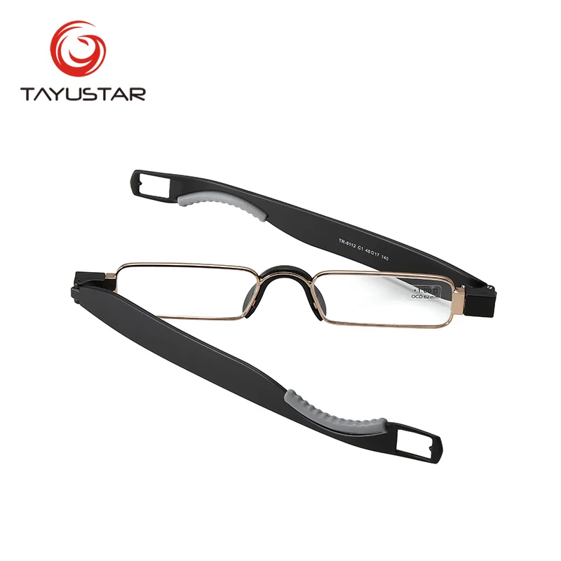 Очки для чтения брендовые TR90 мужчин и женщин складные мини-очки из нержавеющей