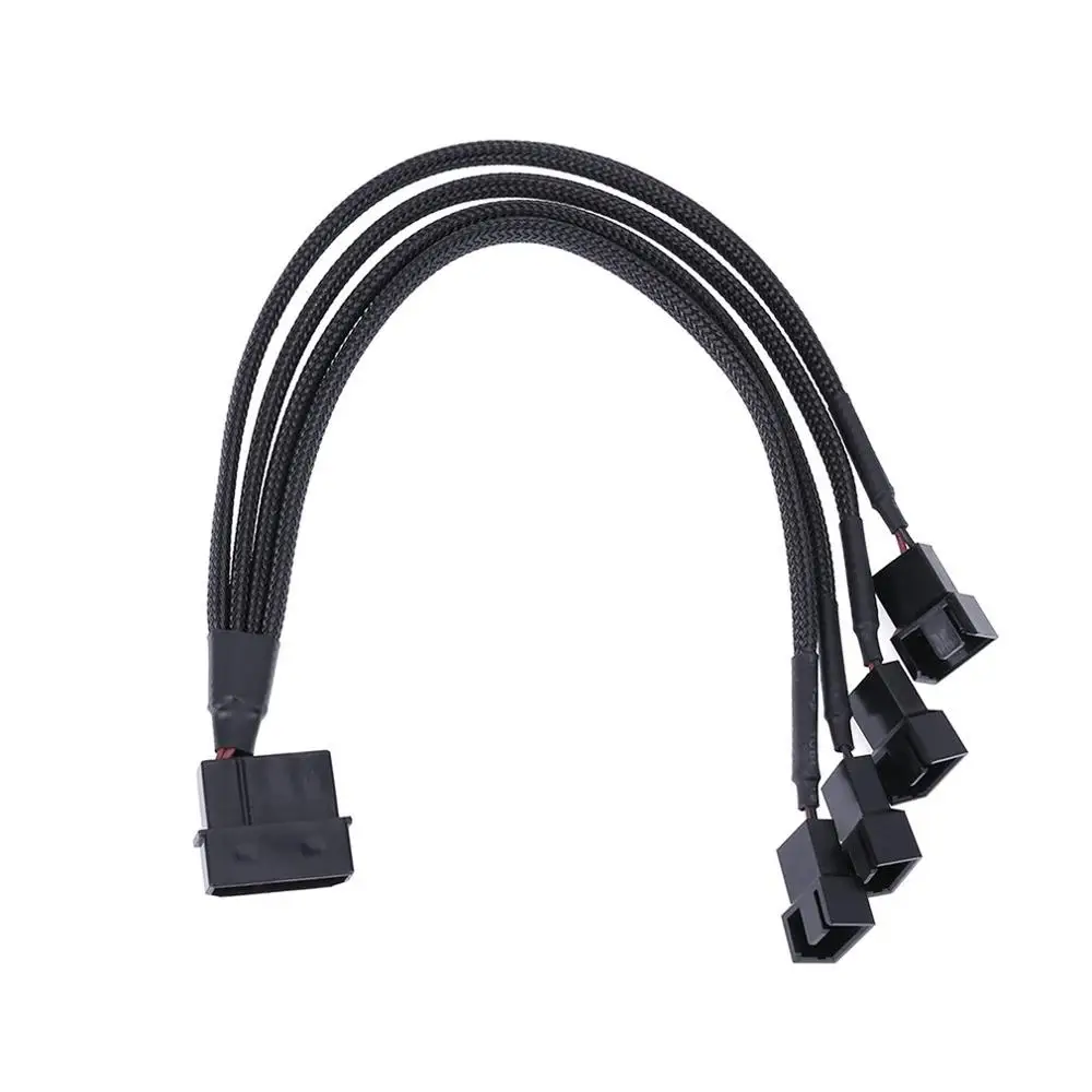 4-контактный разъем Molex Male-2x 3-контактный/4-контактный PWM удлинитель вентилятора