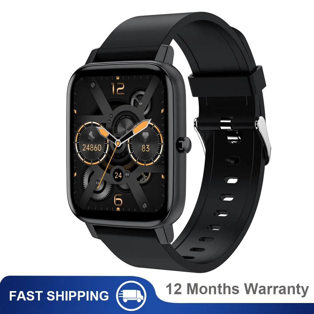 

1.69" Full Touch Screen Smart Watch Men Sport Fitness Heart Rate Monitor Watch Digital Clock Smartwatch For Android ios