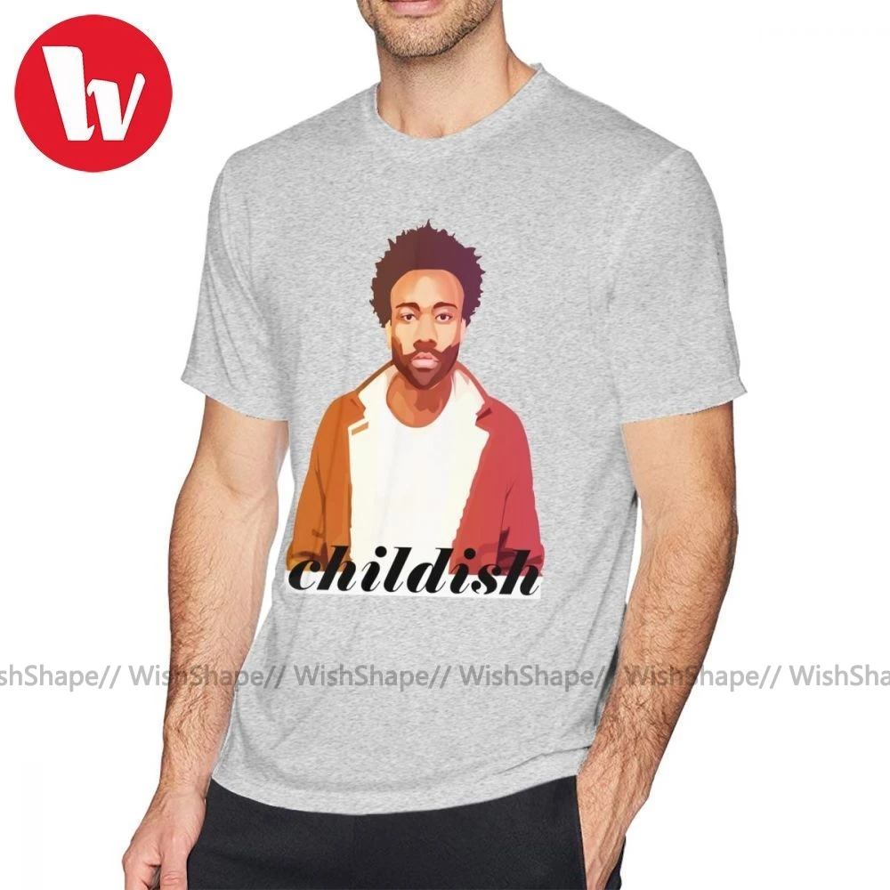 Kanye футболка детская Gambino уличная Футболка с принтом 5x хлопковая Милая Мужская