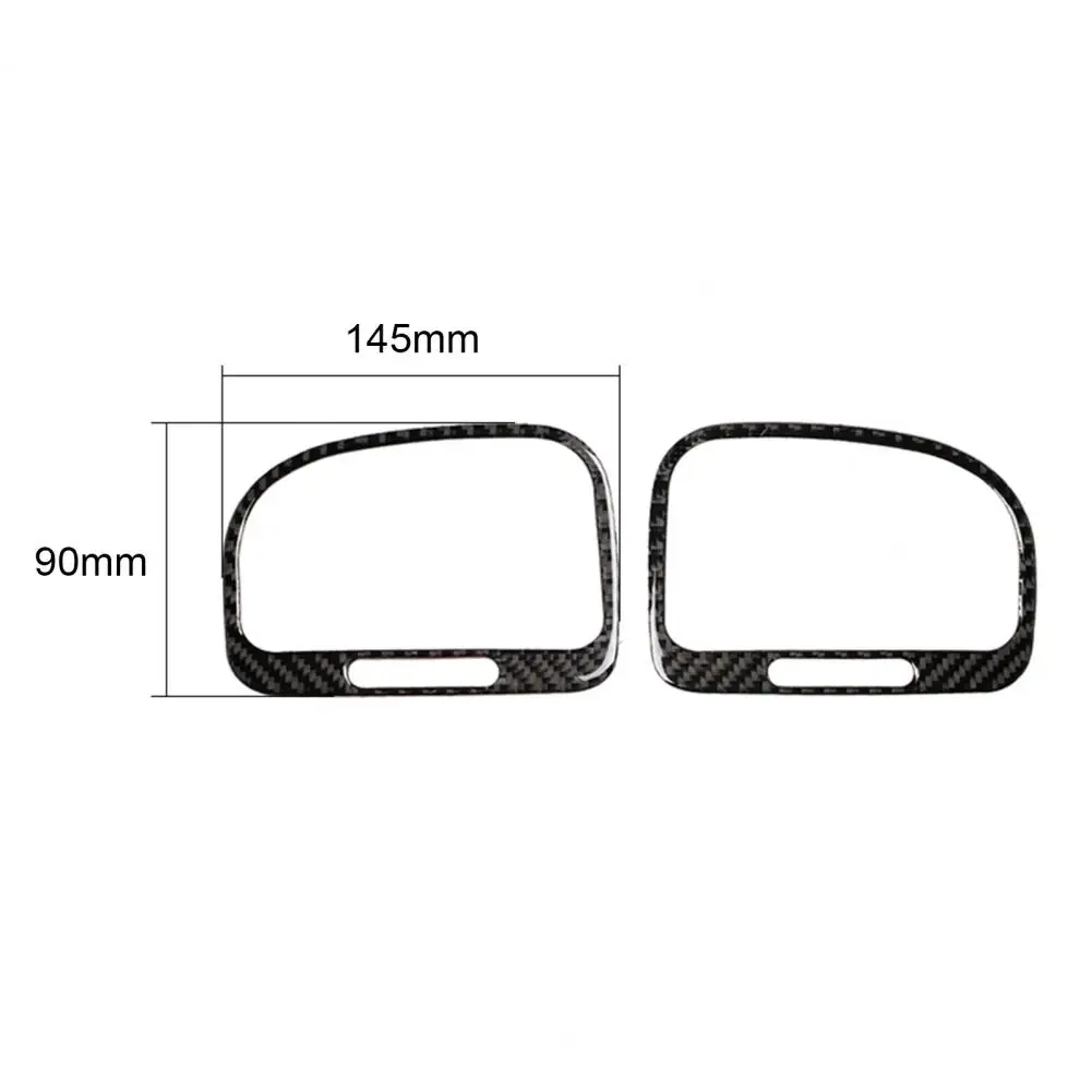 

80% HOT SALES2Pcs Carbon Fiber Car Air Vent Outlet Trim Stickers for VW Golf 6 R MK6 08-12