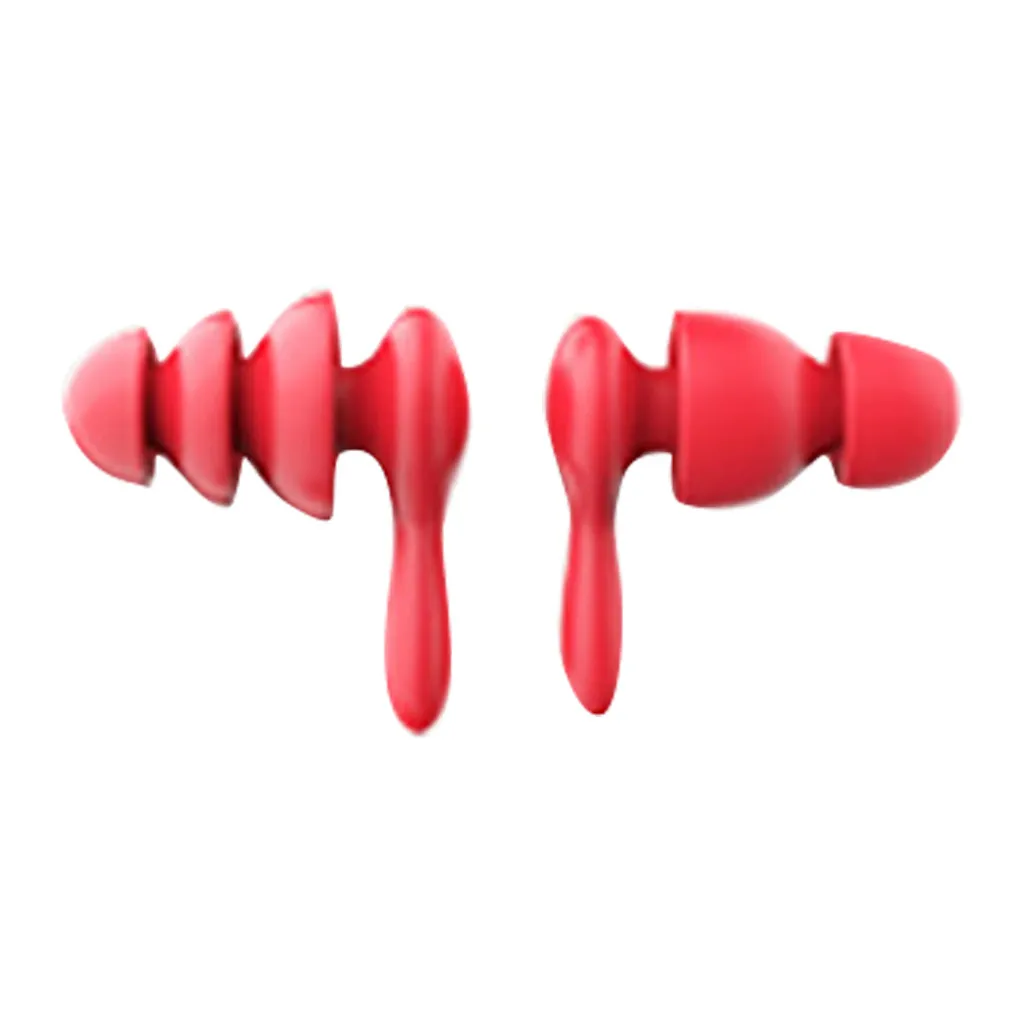 2 пары ушных Вилки для сна силиконовые вкладыши Шум шумоподавления плавания |