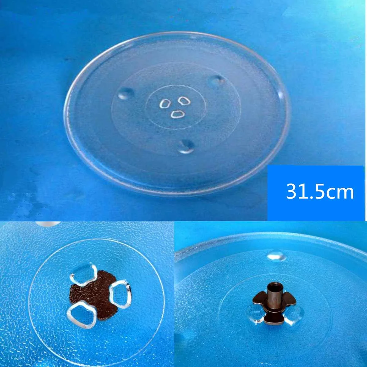 

Универсальный стеклянный поддон для микроволновки, 315 мм, Y-образный поддон, плоские поддоны для Midea и мостов брендов