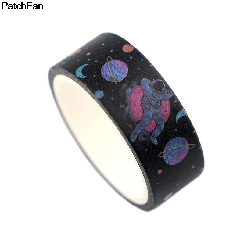 Patchfan астронавт в космосе DIY Скрапбукинг клейкая бумага Васи маскирующая лента печатные узоры наклейки A2388