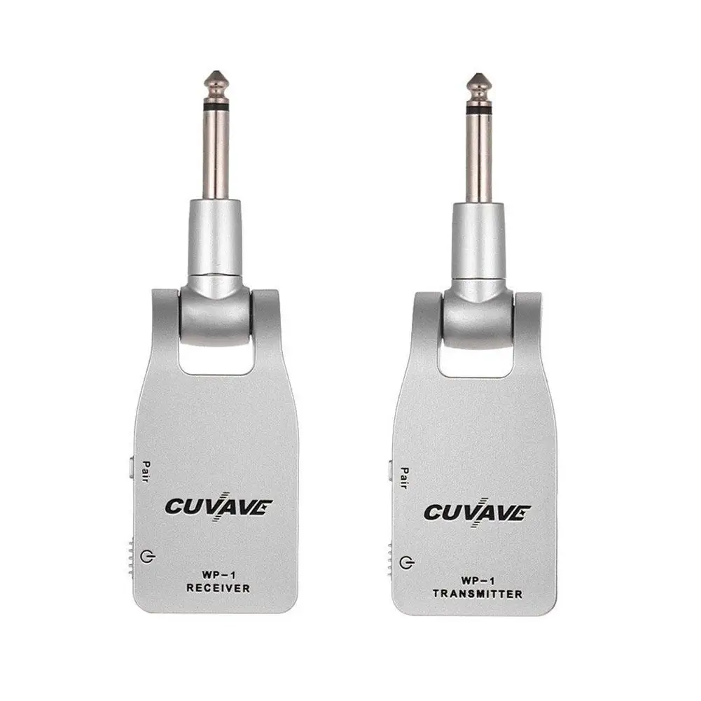 

Wireless Guitar Transmitter Receiver 2.4G Built-in Rechargeable Lithium Battery 30M Transmission Range for Electric Guitar