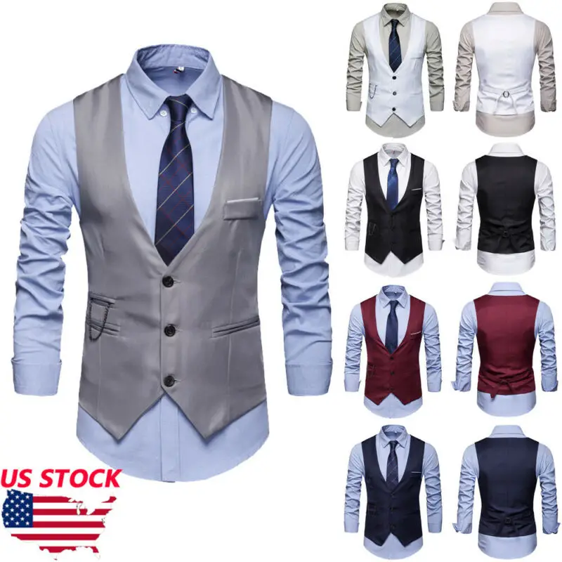 Новое поступление Повседневное мужской формальный деловой Slim Fit работы вечерние
