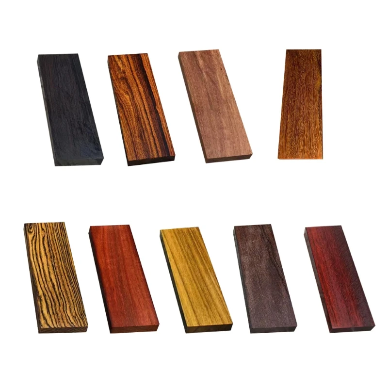 

G8DA DIY Handle Blank Exotic Knife Scales Wood 120*40*10MM 4.7 x 1.6 x 0.4 inch