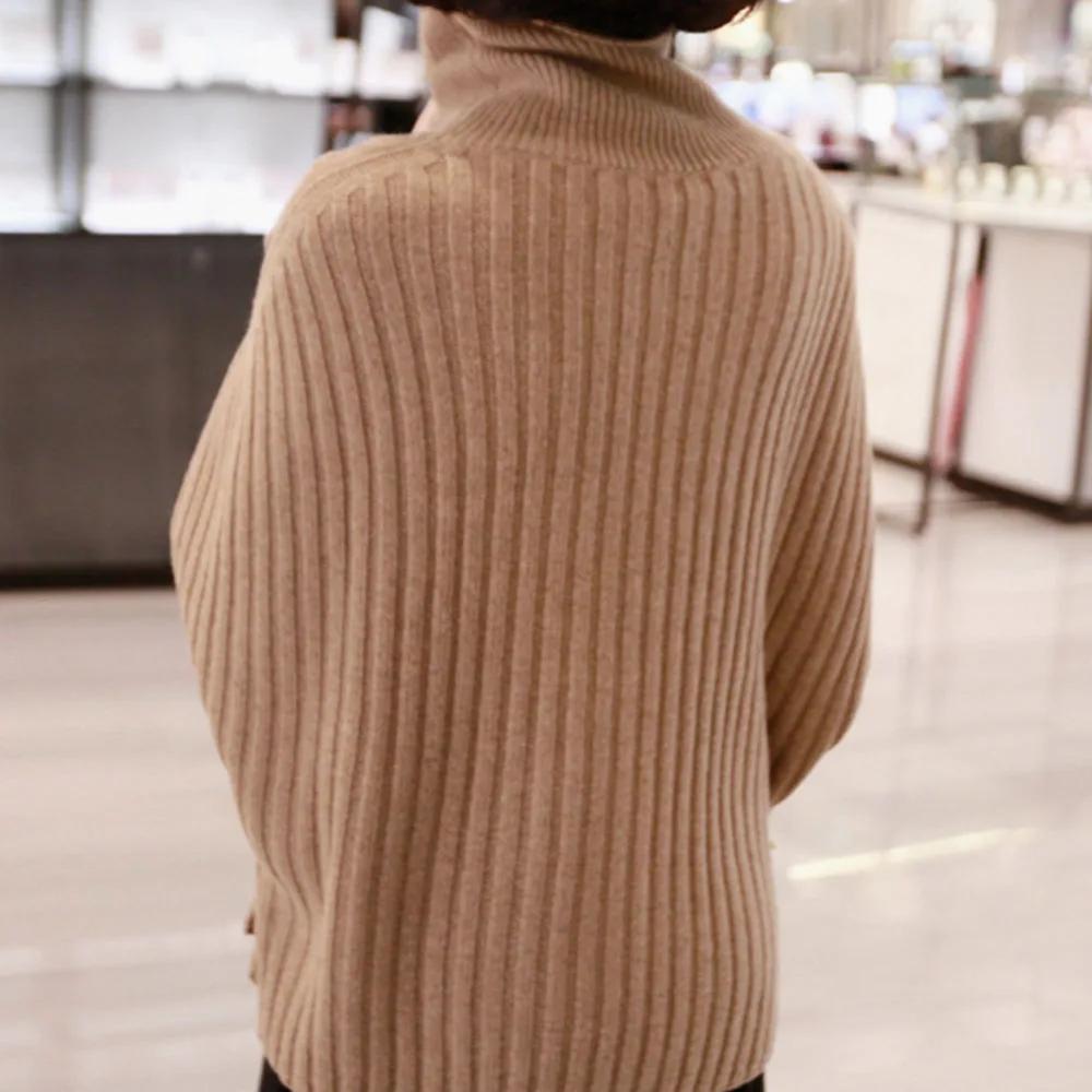 Корейский Японский стиль зимний женский свитер вязаный пуловер кашемировый с