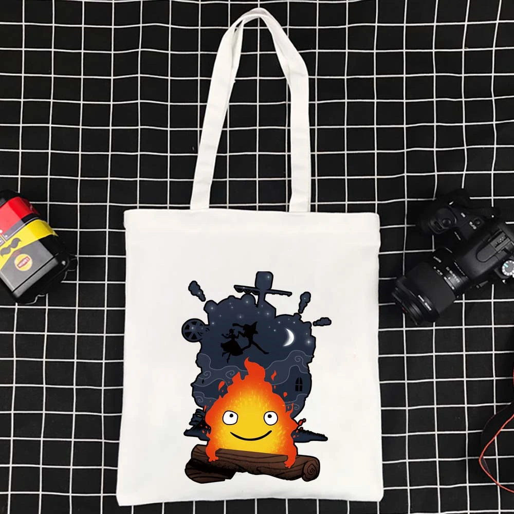 

Japan Series Reusable Travel Shopping Bag Canvas Polyester Shopper Bag Ladies Shoulder Bags Foldable Ecobag