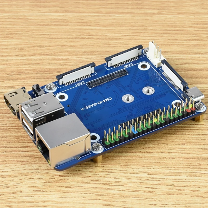 

for Raspberry Pi CM4 Mini Base Expansion Board Computing Module Core Board Onboard 40PIN GPIO Interface Gigabit Ethernet