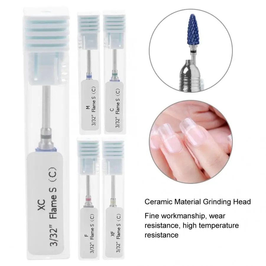 Маникюрная машина 5 типов керамической цилиндрической формы шлифовальная