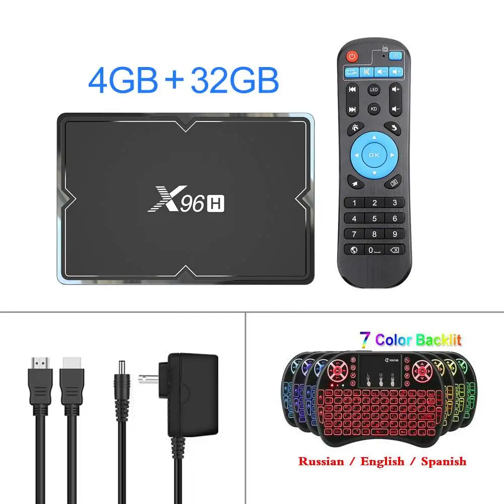 4G32G I8 Новейший X96 мини 4K Смарт ТВ приставка Android 9,0X96 H 4 ГБ ОЗУ 64 Гб ПЗУ медиаплеер Allwinner H603 Netflix Youtube 2G/16G телеприставка - Цвет: 4G32G I8