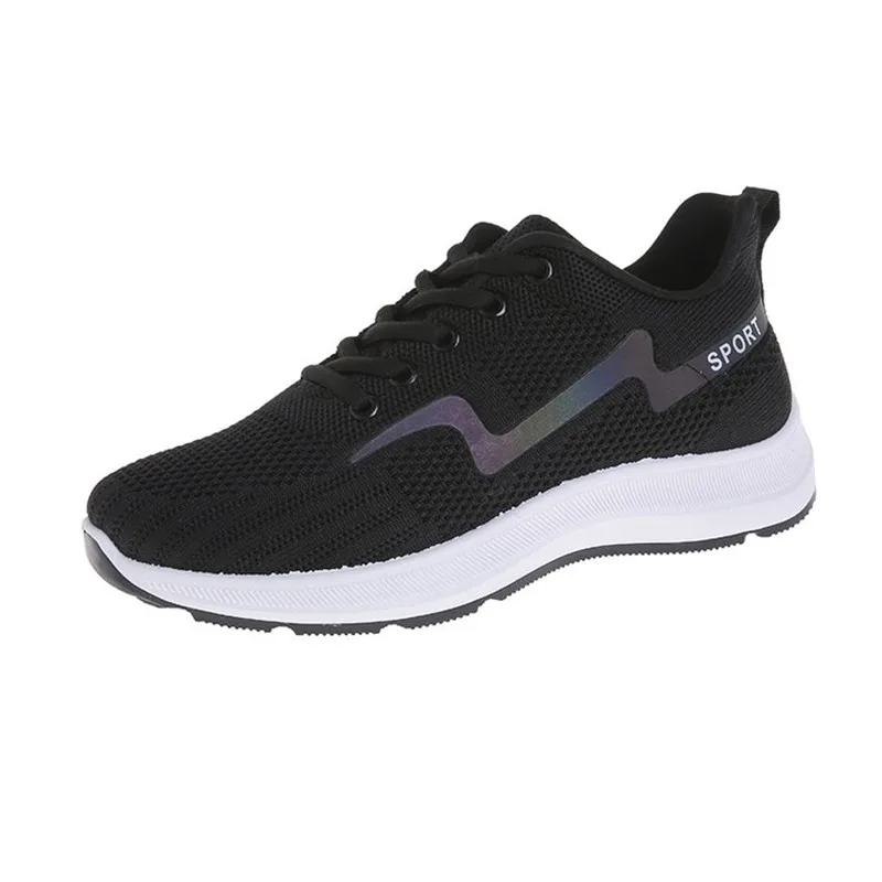 

Fashion Lightweight Sneakers Outdoor Sports Breathable Comfort Running Shoes Classics Air Cushion Lace Up Mom's Travel Footwear