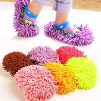 1pc dust mop shoes slipper lazy house floor polishing cleaning easy mop foot cover sock shoe home cleaning tools