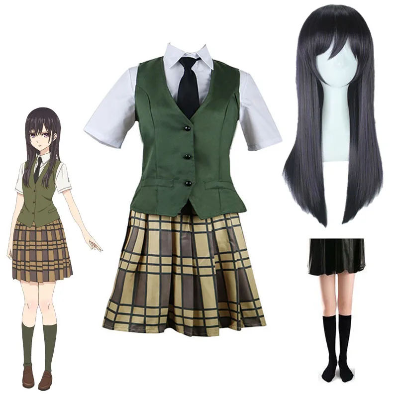 Костюм для косплея Цитрусовая Айхара Мэй женская форма JK школьная юбка костюмы