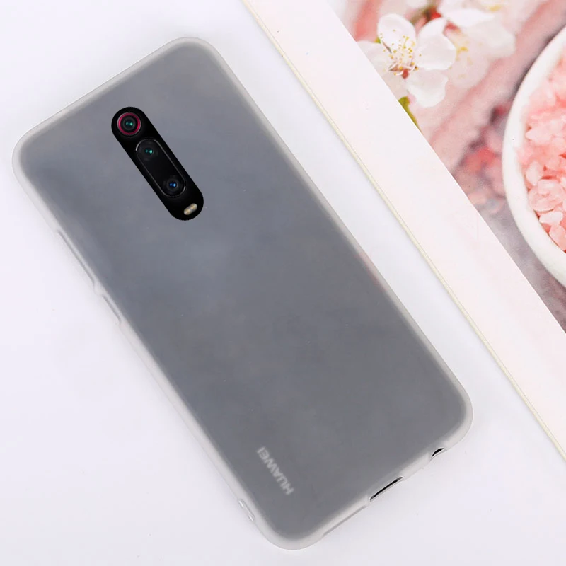 Мягкая коробка для сладостей для Xiaomi Redmi Note 8 iPhone 7 6 Plus 5 iPad Pro mi 9 SE 9T CC9 A3 A2 8 Lite 6X крышка на Red mi 7 7A 6A S2 K20 Pocophone F1 чехол - Цвет: Transparent White