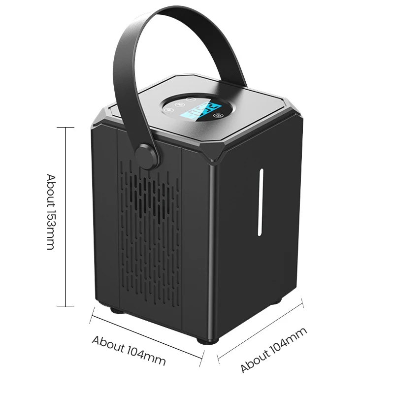 

120W Car Air Compressor Wireless Wired 2In 1 Tire Inflator 150PSI 12V Rechargeable Inflatable Pump 6000mAh Digital Tire Air Pump