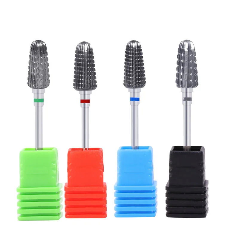 4 типа Вольфрамовая пилка для ногтей электрическое сверло Маникюрный станок