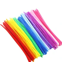 100pcs 30cm handmade chenille stem pipe cleaner craft supplies educational toy for children colorful plush diy chenille sticks