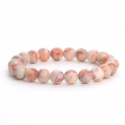 Эластичный браслет STENYA с тупым полированным натуральным камнем ювелирные