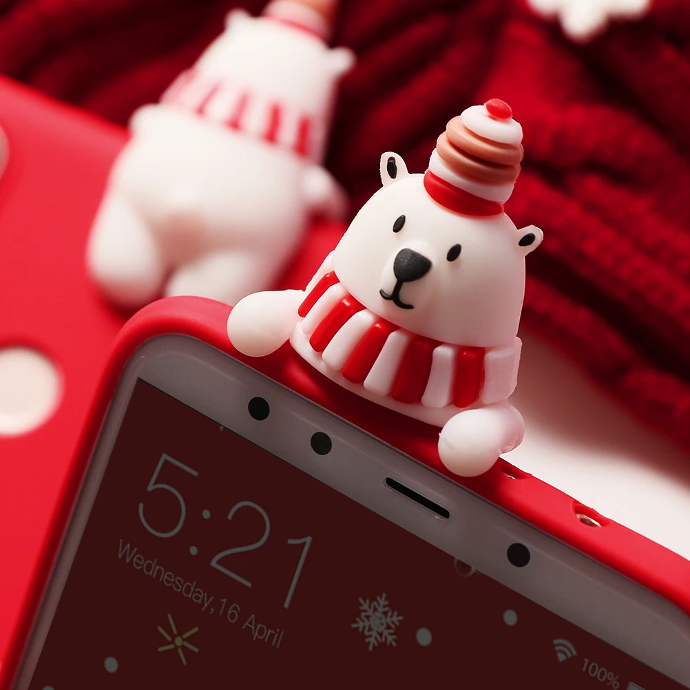 Рождество чехол с принтом "Санта Клаус" для Xiaomi mi 9 Honor 8 Lite SE A3 CC9 CC9e A1 A2 Lite для Red mi Примечание 7 5 6 iPad Pro S2 фотоаппаратов моментальной печати 7S Happy год олень