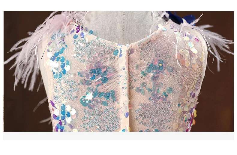 

Kids Dress for Girls Wedding Sequins Girl Dress Princess 1st birthday Party Pageant Pageant Gown For Teen Children Dress