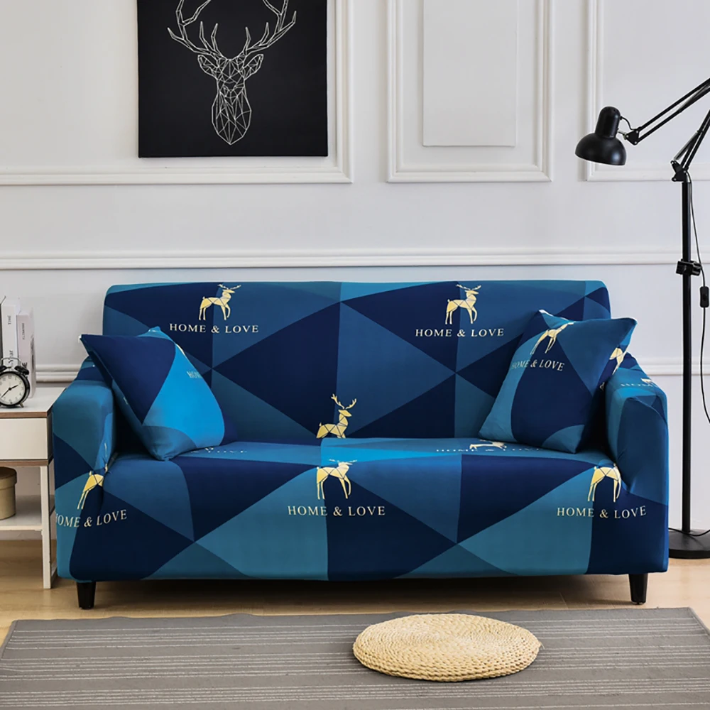 Стрейч диванных чехлов протектор мебели полиэстер Loveseat крышка M l XL XXL XXXL XXXXL 1/2/3/4-seater Arm накидки на стулья для Гостиная