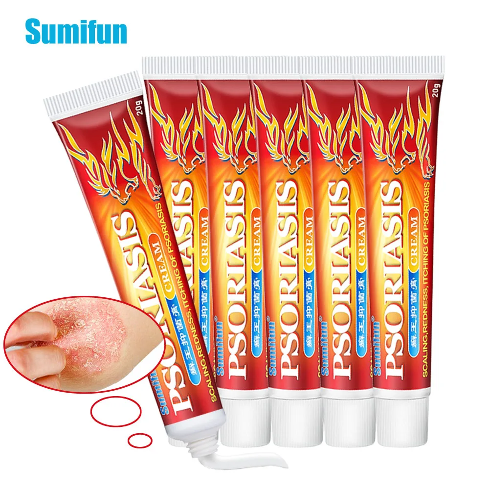 

3Pcs Sumifun Psoriasis Antipruritic Cream 20G Pruritus Eczema Dermatitis Ointment Antibacterial Anti-Itch Herbal Medical Plaster