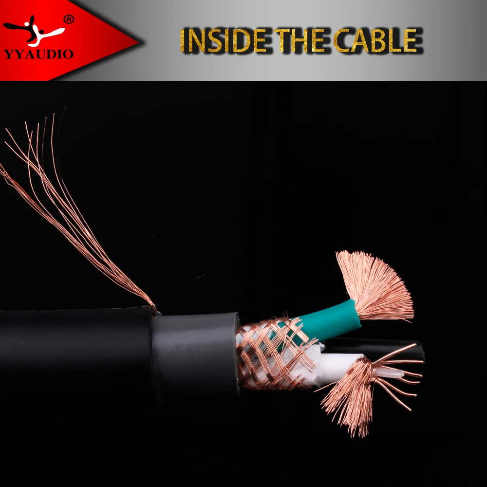 yyaudio hi end copper ac power cable hifi audio useu power cord pure copper power cable with p 029p 029e power plug connector free global shipping