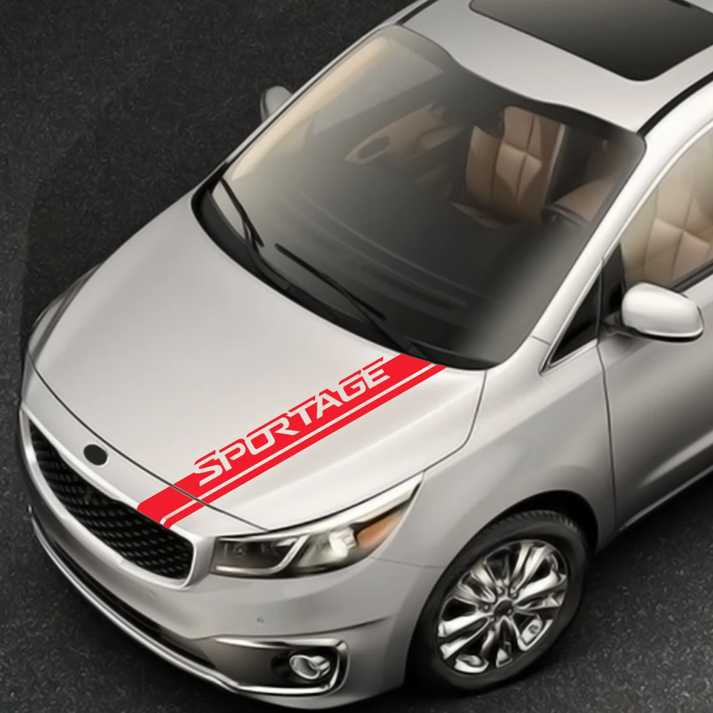 Для Kia Sportage 3 4 QL Автомобильная виниловая пленка оболочка двигателя ранние