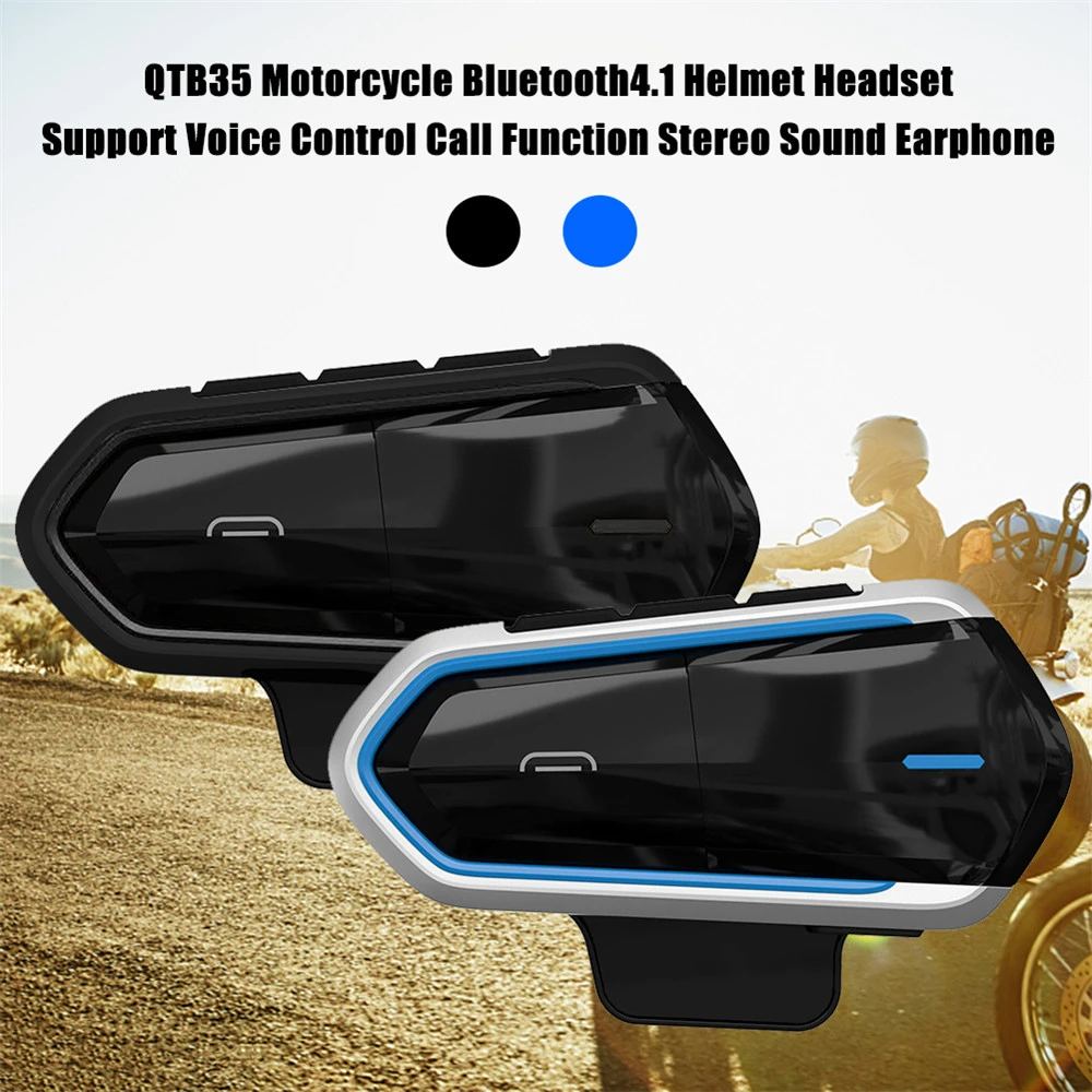 Мотоциклетный шлем QTB35 Водонепроницаемая Bluetooth-гарнитура с функцией Hands-Free |