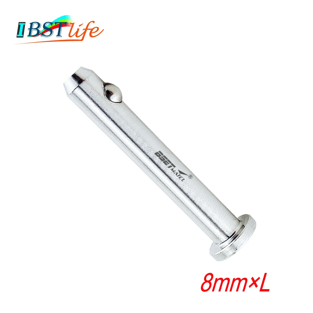 

8mm 316 Stainless Steel Dowel Pin Flat Head Cylindrical Pin Positioning Pins Quick Release Ball Pin Retainer Farm Lawn Garden