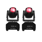 Светодиодный прожектор RGBW 4 в 1, 2 шт.лот, движущийся головной светильник для танцпола, дискотеки, диджея вечерние НКИ, свадьбы, Светодиодный прожектор с сильным светом