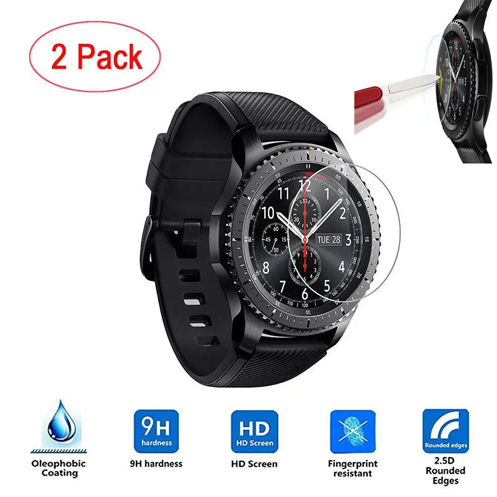 2020 Tempered Glass Film For Samsung Gear S3 Smart Watch 9H Anti Scratch Ultra Thin Screen Protector | Электроника