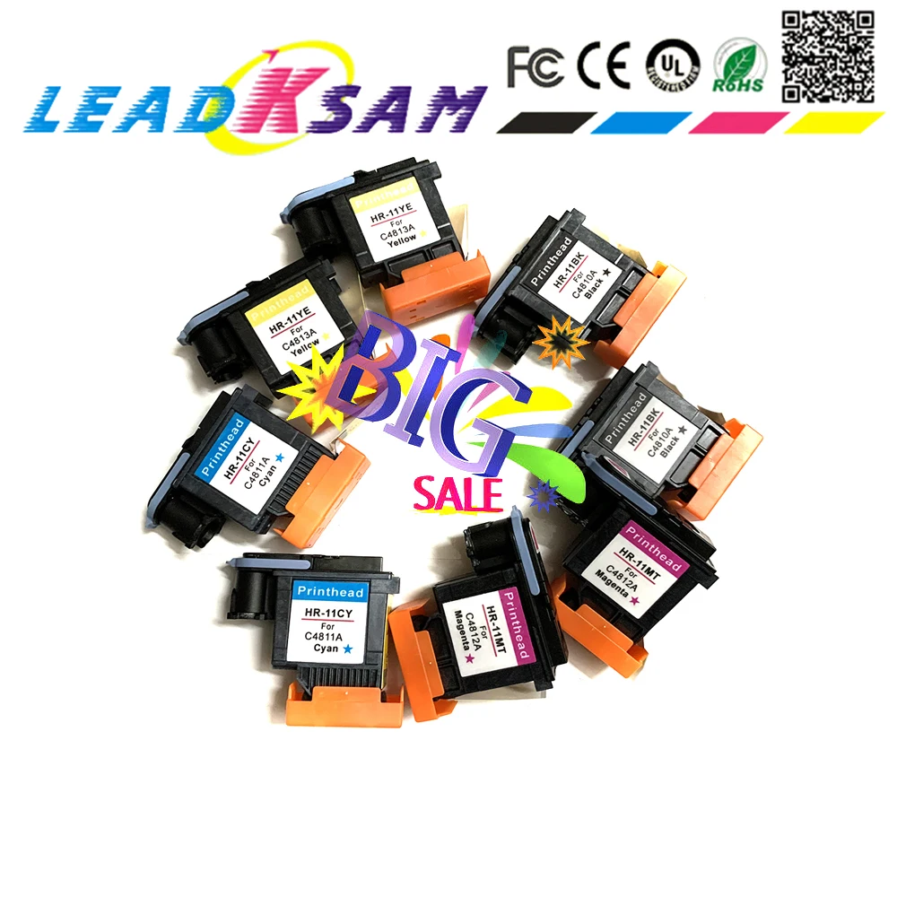 Печатающая головка совместимая с hp 11 для C4810A C4811A C4812A C4813A дизайнерская 70 100 110 111 120