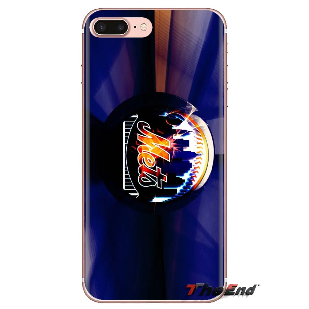 Нью-Йорк с логотипом Mets прозрачный мягкий чехол Чехлы для iPod Touch Apple iPhone 4 4s 5 5S SE 5C 6