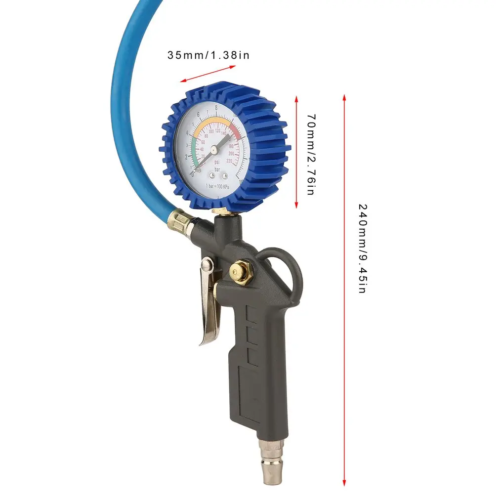 

High Precision Automobile Tire Pressure Gauge Car Digital Pneumatic Gauge Tire Inflator Gauge Tire Pressure Monitoring