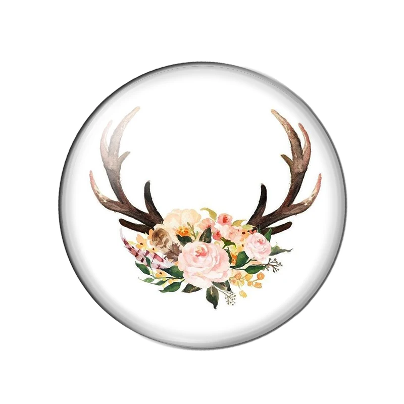 Горячая Распродажа с цветочным рисунком оленьих рогов 8 мм/10 мм/12 мм/18 мм/20 мм/25 мм