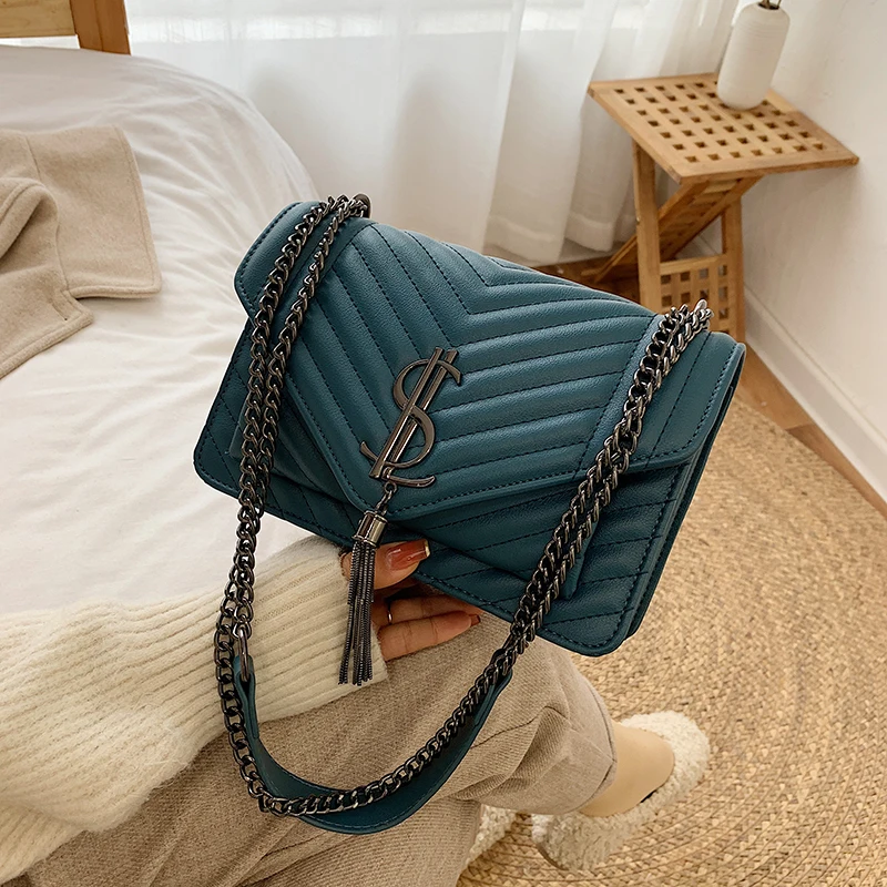 Женские сумки известного бренда с цепочкой дизайнерские модные роскошные